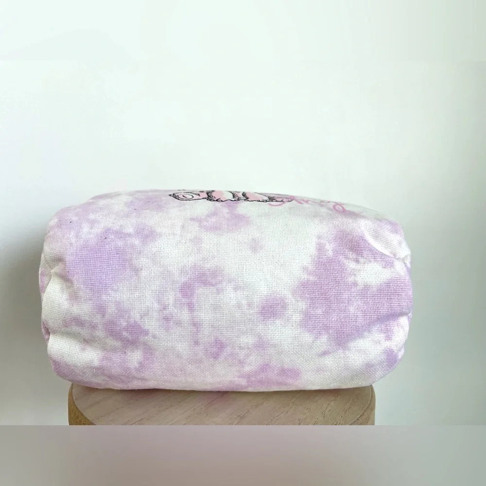 Disney Angel | Pink & White Fabric Makeup Bag | NWT